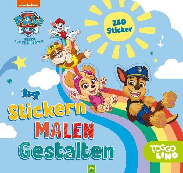 Schwager & Steinlein  Paw Patrol - Malen und Gestalten mit 250 Stickern 