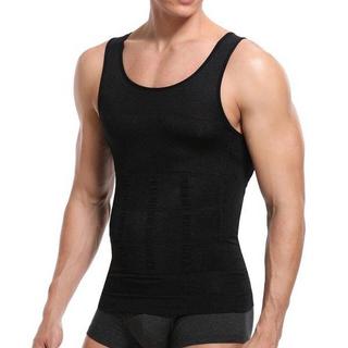 eStore  Chemise de Compression Sans Manches Hommes - Noir, XL 