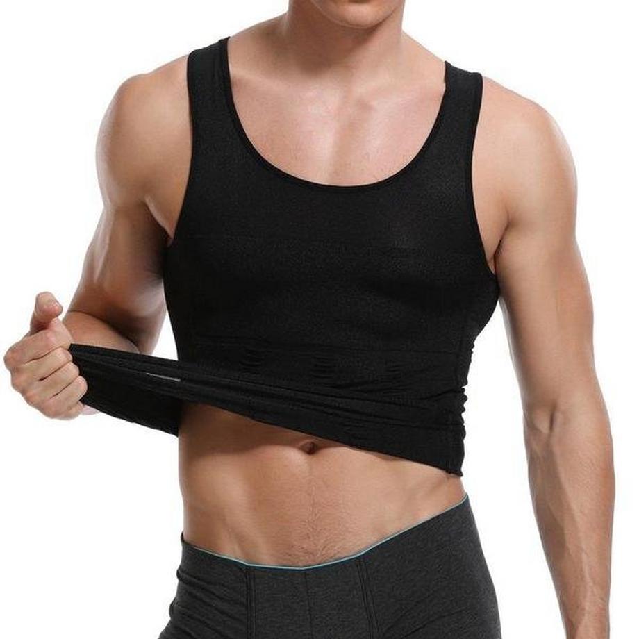 eStore  Ärmelloses Kompressionsshirt  - Schwarz, XL 