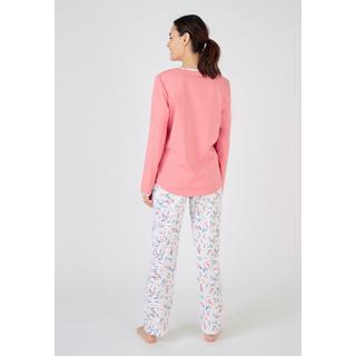 Damart  Lot de 2 pyjamas maille jersey pur coton peigné. 