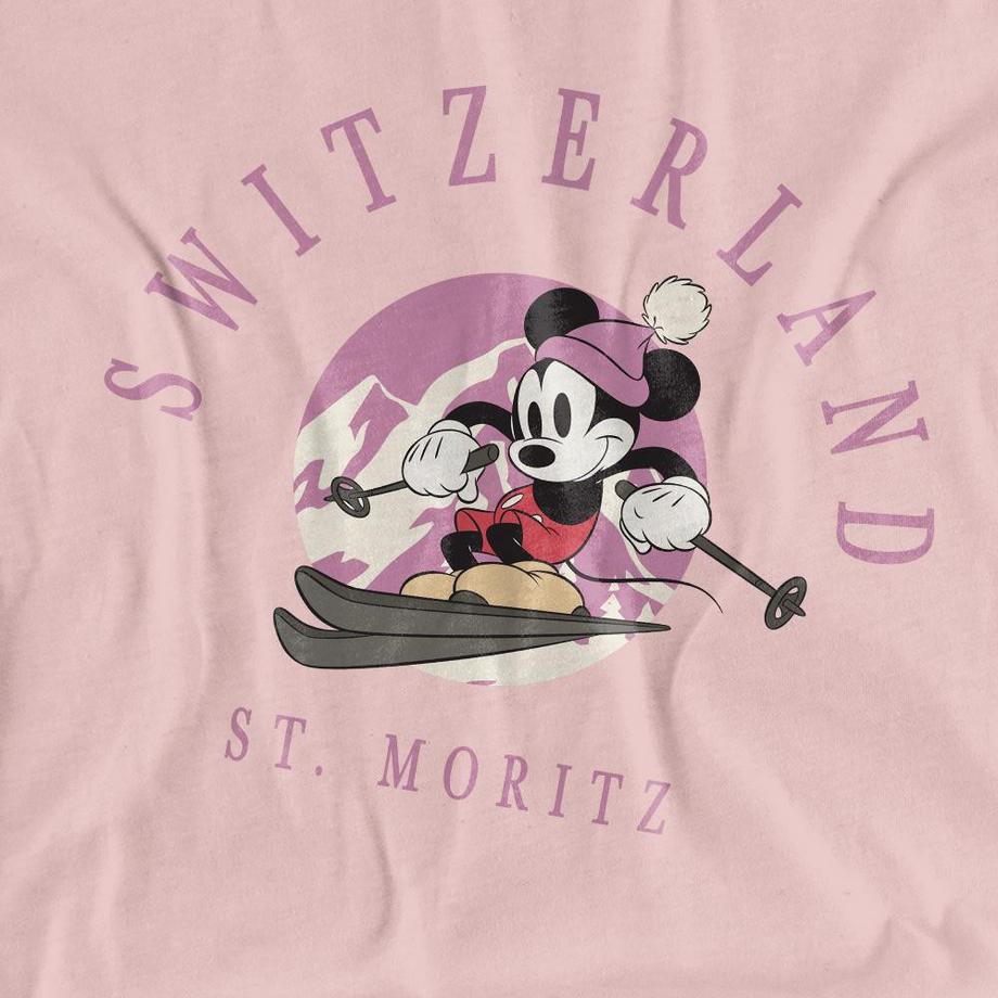 Disney Mickey Mouse Suisse St Moritz T-Shirt  