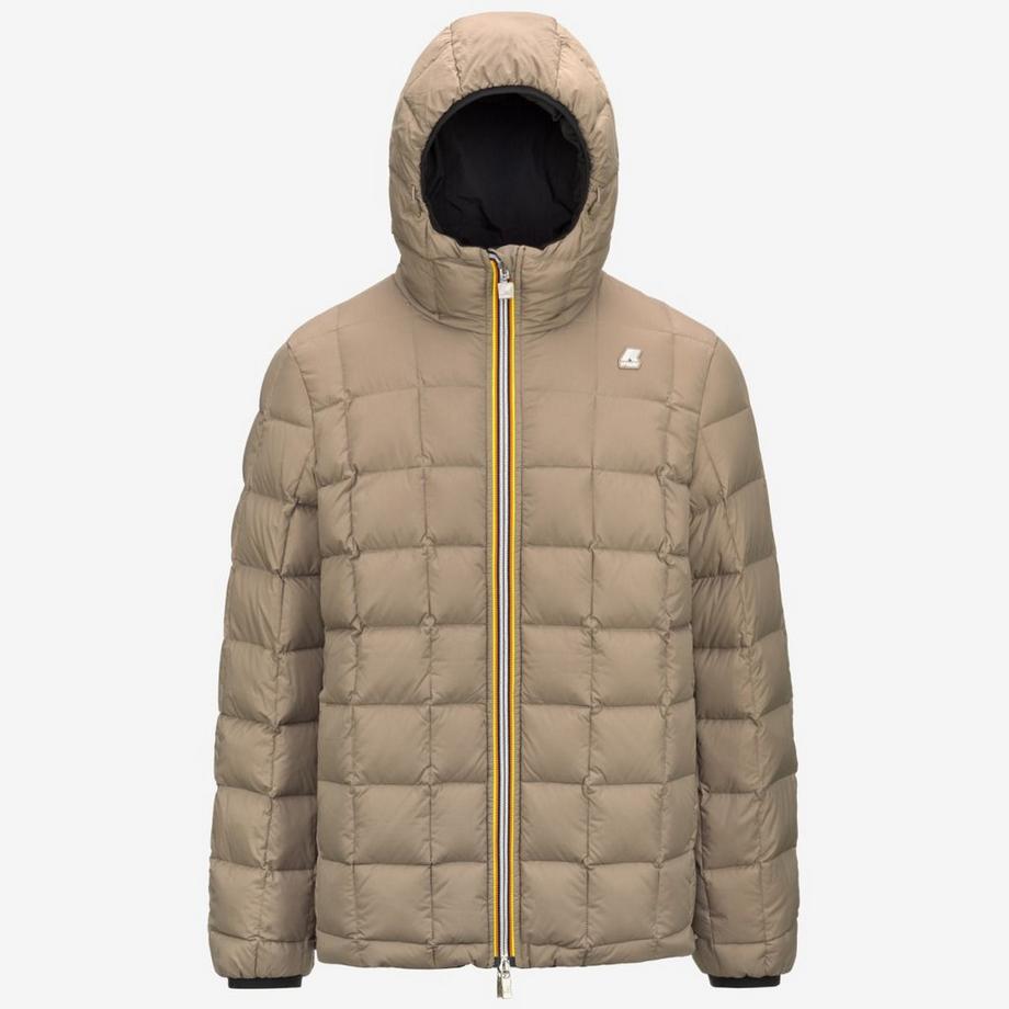 K-WAY Eco Stretch Thermo-M Veste à Capuche Réversible  