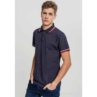 URBAN CLASSICS  polo urban classic double stripe 