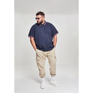 URBAN CLASSICS  polo urban classic double stripe 