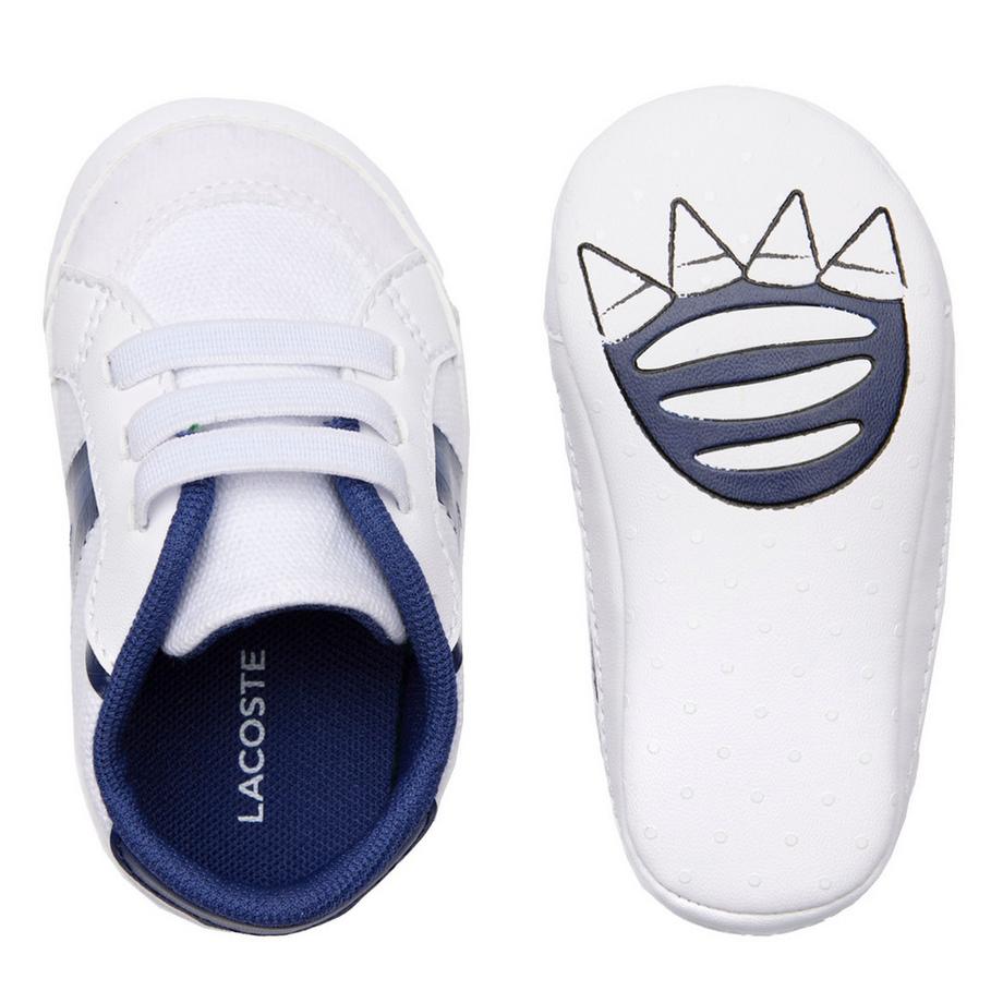 LACOSTE  Chaussons pour marcher à quatre pattes  Confortable à porter-L004 CRIB 2232 CUB 