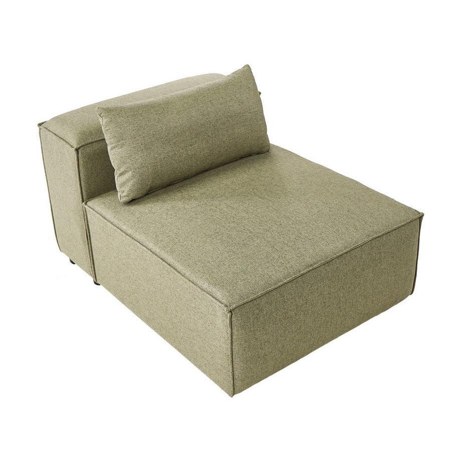 Beliani Module fauteuil en Tissu Moderne BRANDE  