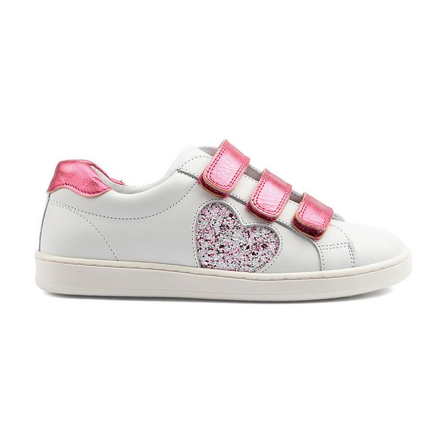 Benjie Montreux Low Top Sneakers con Cuore Glitterato  