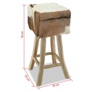 VidaXL Tabouret de bar bois  