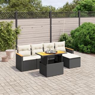 VidaXL set divano da giardino Polirattan  