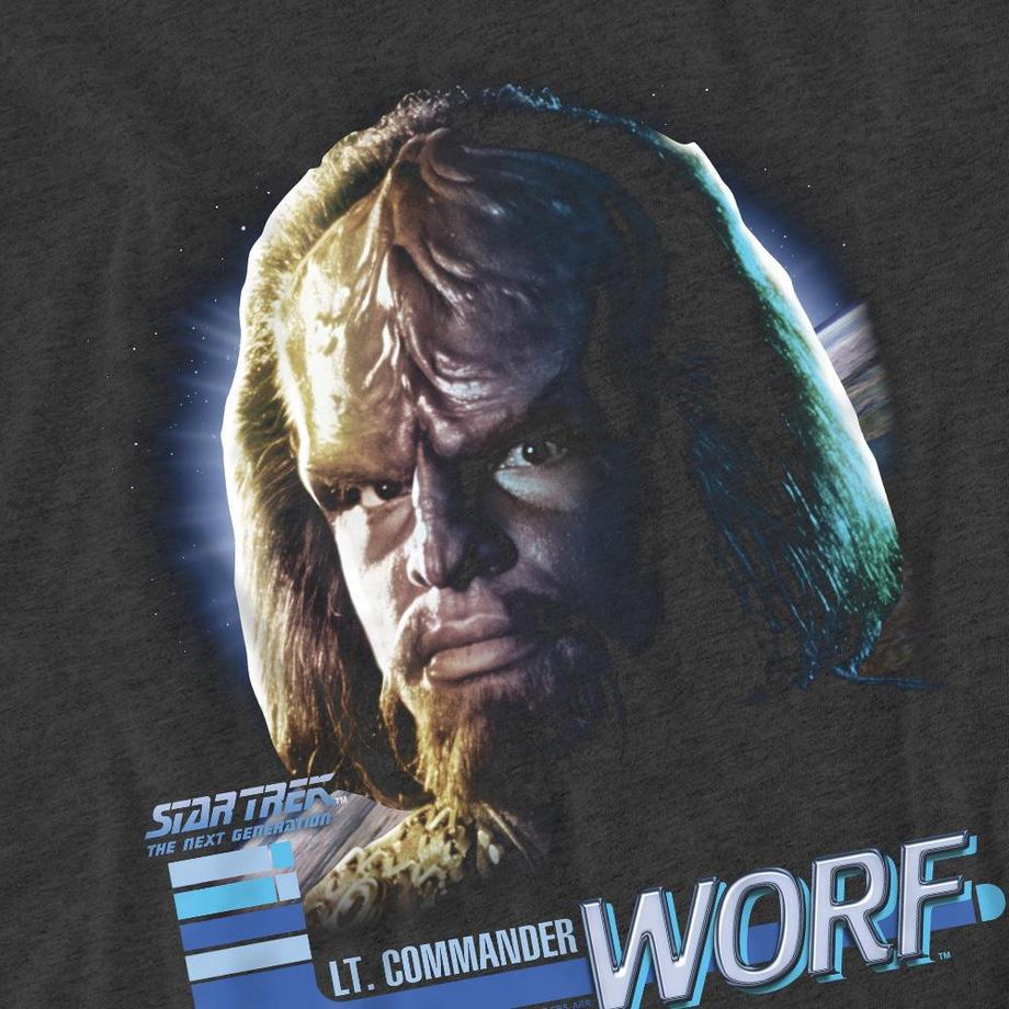 Star Trek The Next Generation Worf bedrucktes T-Shirt  