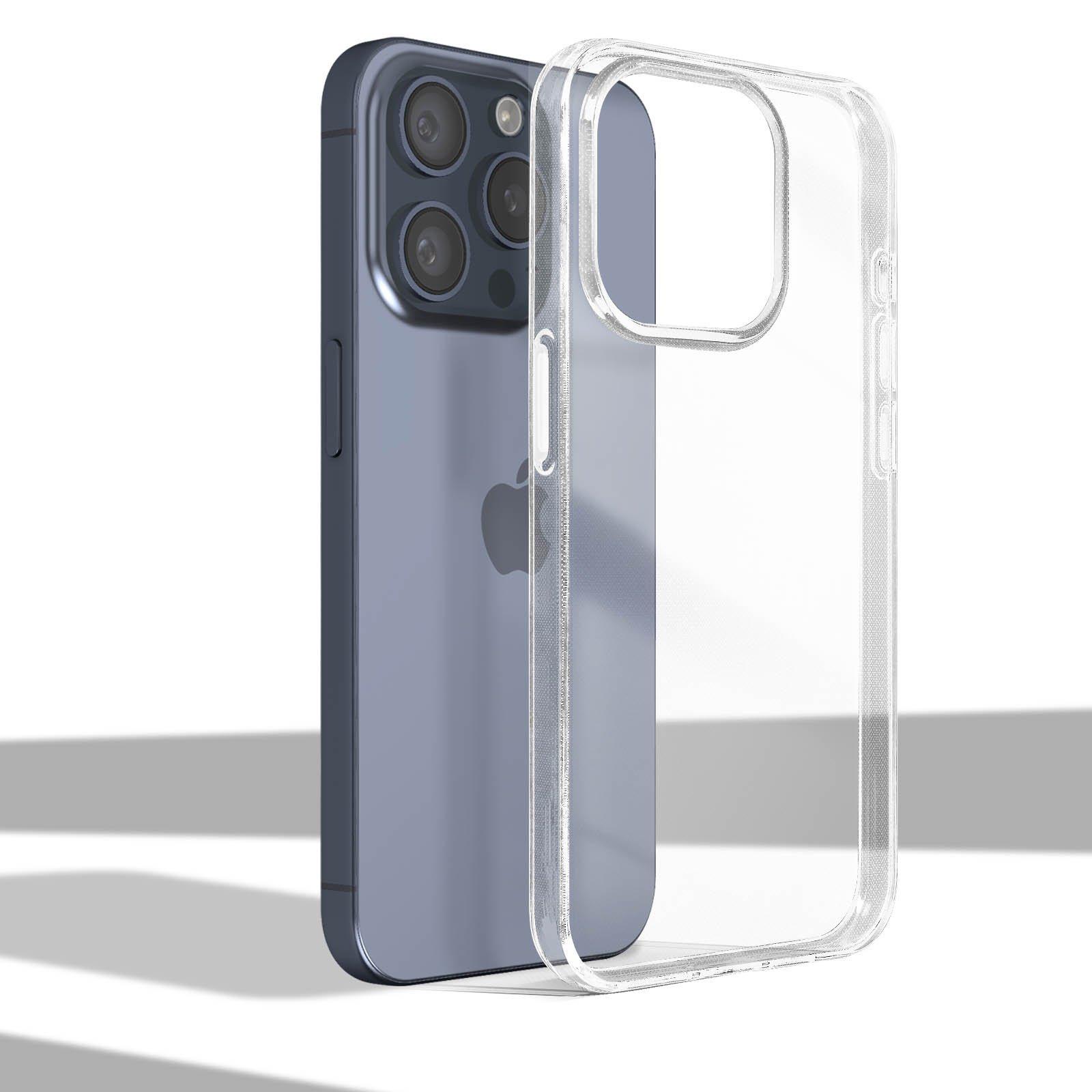 Avizar  Coque iPhone 15 Pro Fine Transparent 