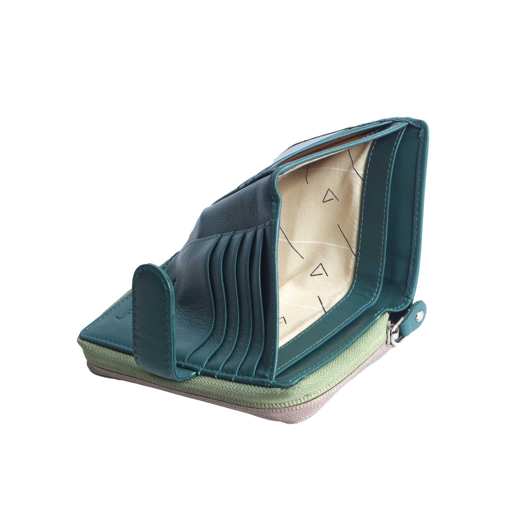 VARGU SINE 1 Portefeuille en cuir véritable  