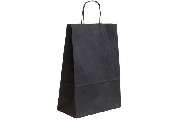 NEUTRAL  NEUTRAL Tragtaschen Allegra schwarz SDF26-798 Kraft,110g, 26x12x36cm 25 Stk. 