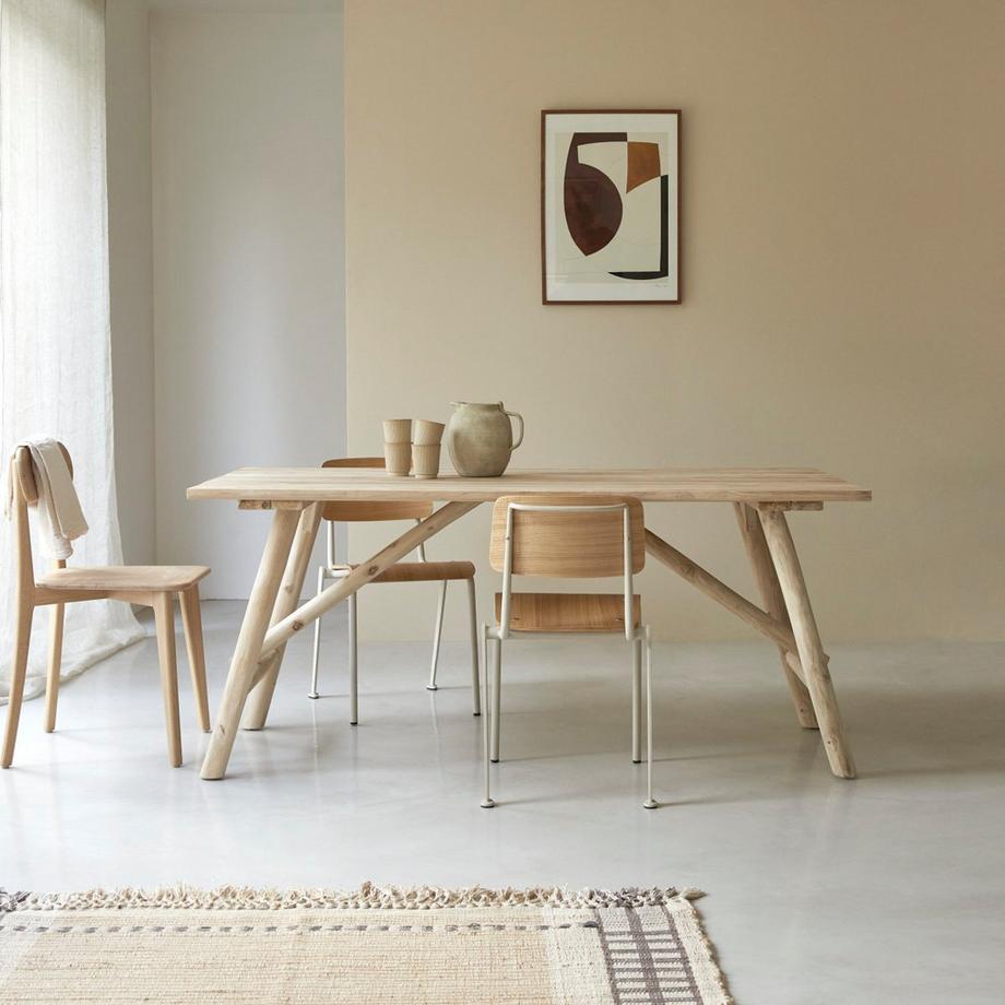 Tikamoon Table en bois flotté 4/6 pers Mathilda  