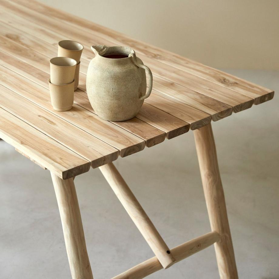 Tikamoon Table en bois flotté 4/6 pers Mathilda  