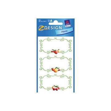 Z-DESIGN Sticker Home 59671 Früchte 3 Stück