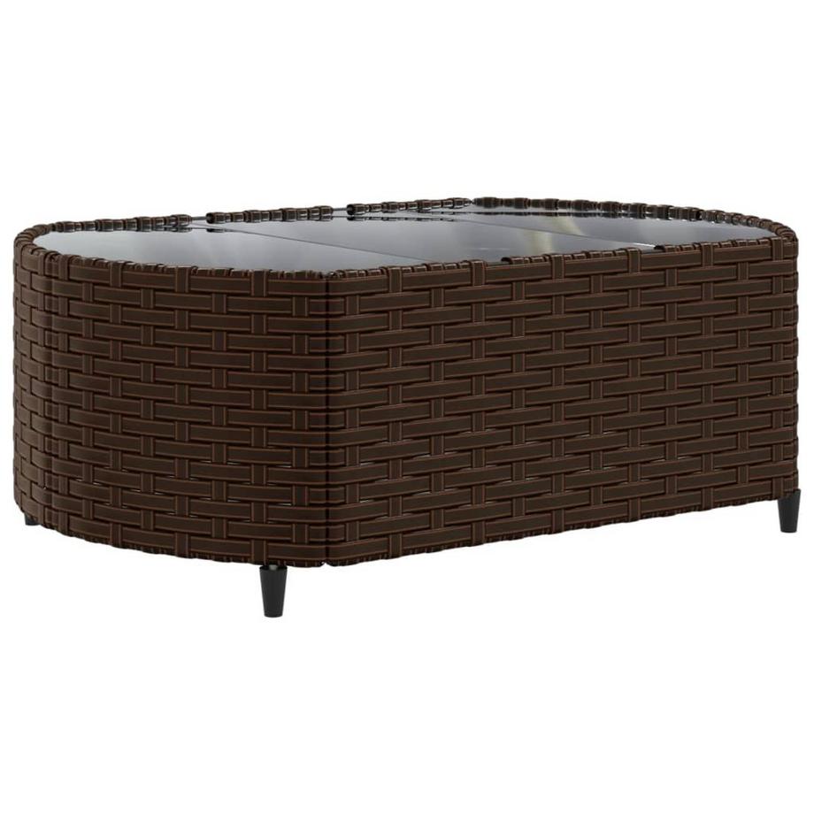 VidaXL set salotto da giardino Polirattan  