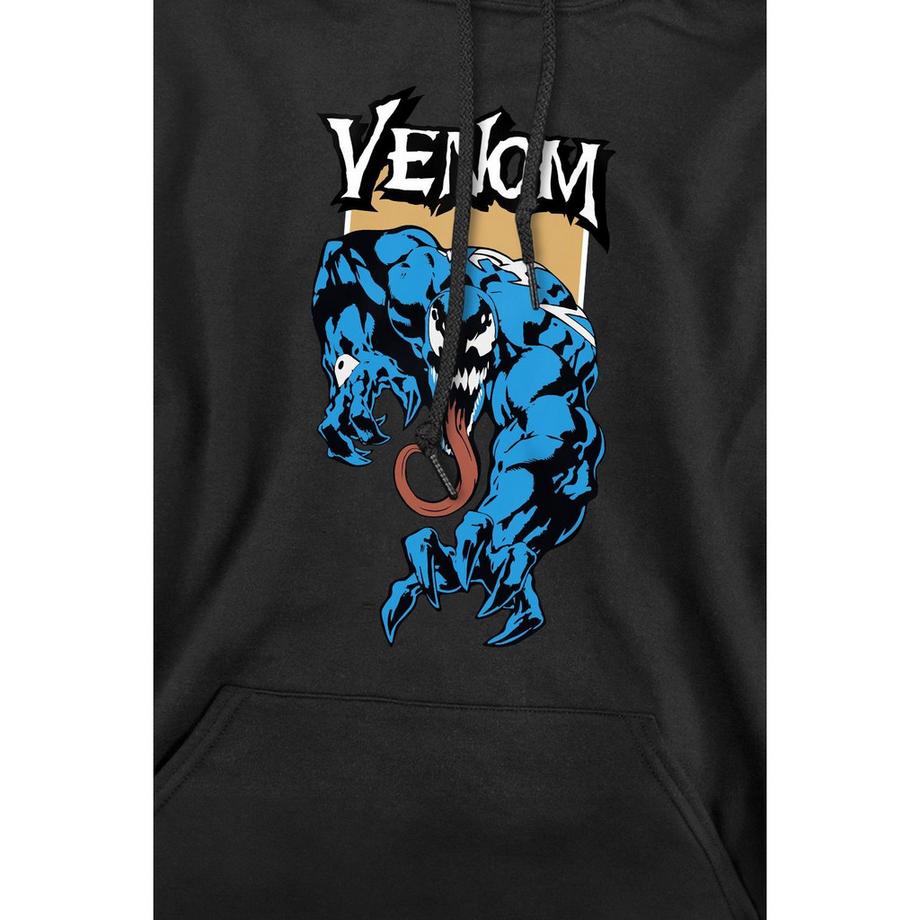 MARVEL Venom Felpa con Cappuccio Stampa Grafica  