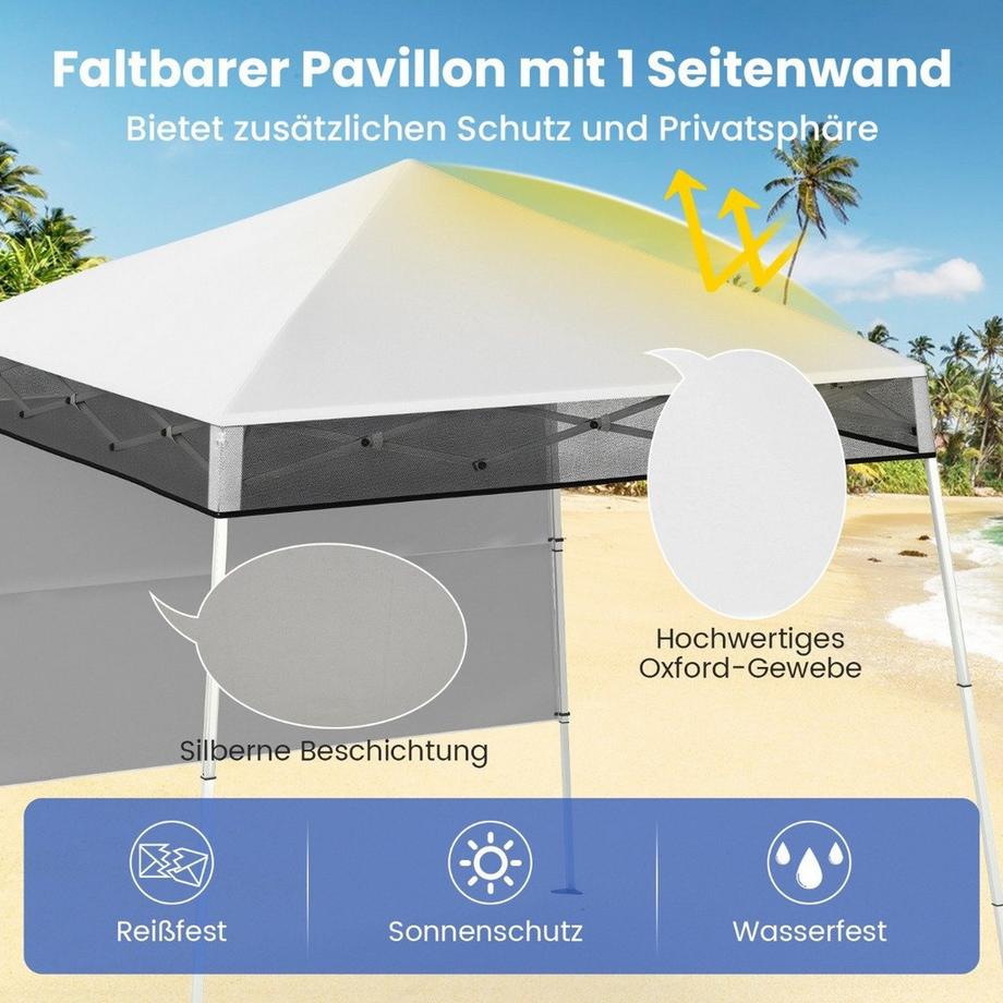 Northix Pavillon pop-up avec paroi latérale  