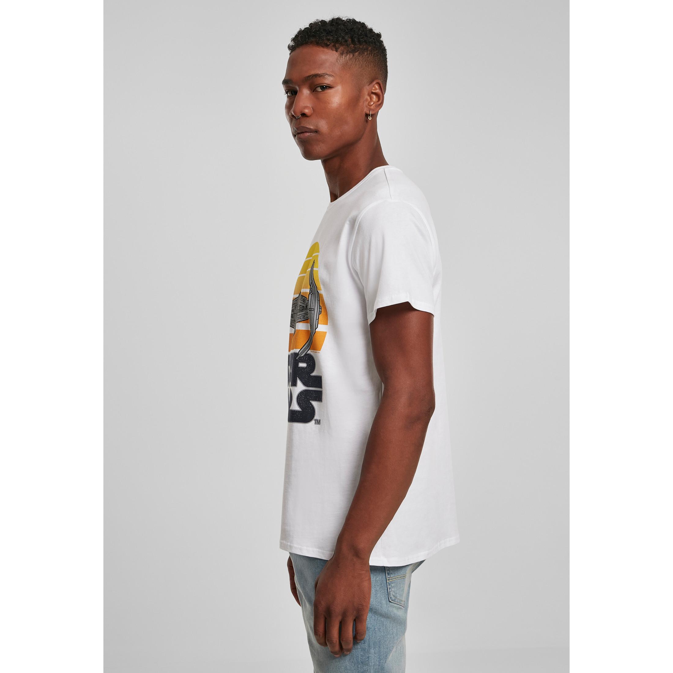 URBAN CLASSICS Star Wars Sunset Grafik T-Shirt  