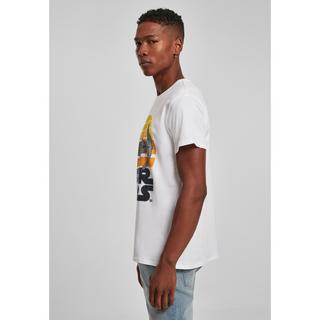 URBAN CLASSICS Star Wars Sunset Grafik T-Shirt  