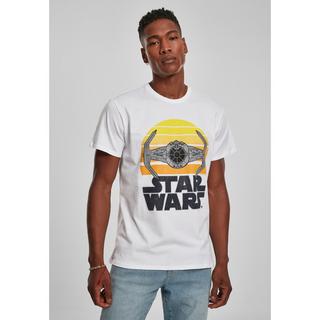 URBAN CLASSICS Star Wars Sunset Grafik T-Shirt  