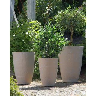 Beliani Cache-pot en Fibre d'argile Traditionnel CAMIA  