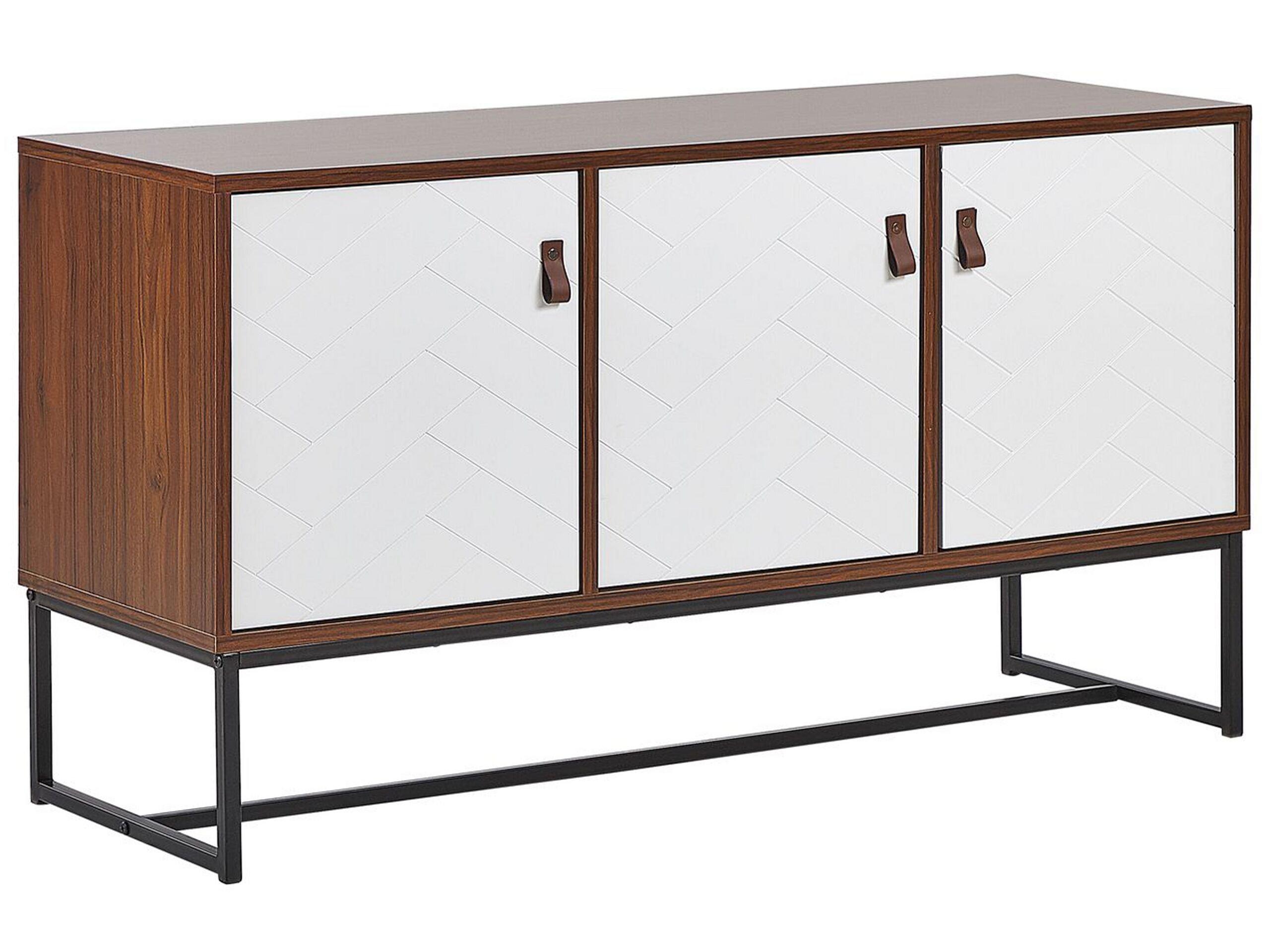 Beliani Sideboard mit 3 Türen aus MDF-Platte Modern NUEVA  