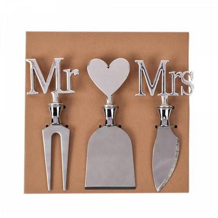 Widdop  Käsemesser Set Mr & Mrs 