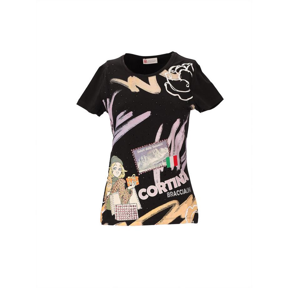 Braccialini T-Shirt Stampa Grafica Vestibilità Regolare  