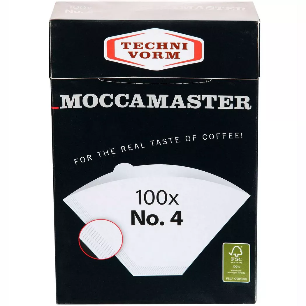Papierfilter für kaffeemaschine Moccamaster No.4