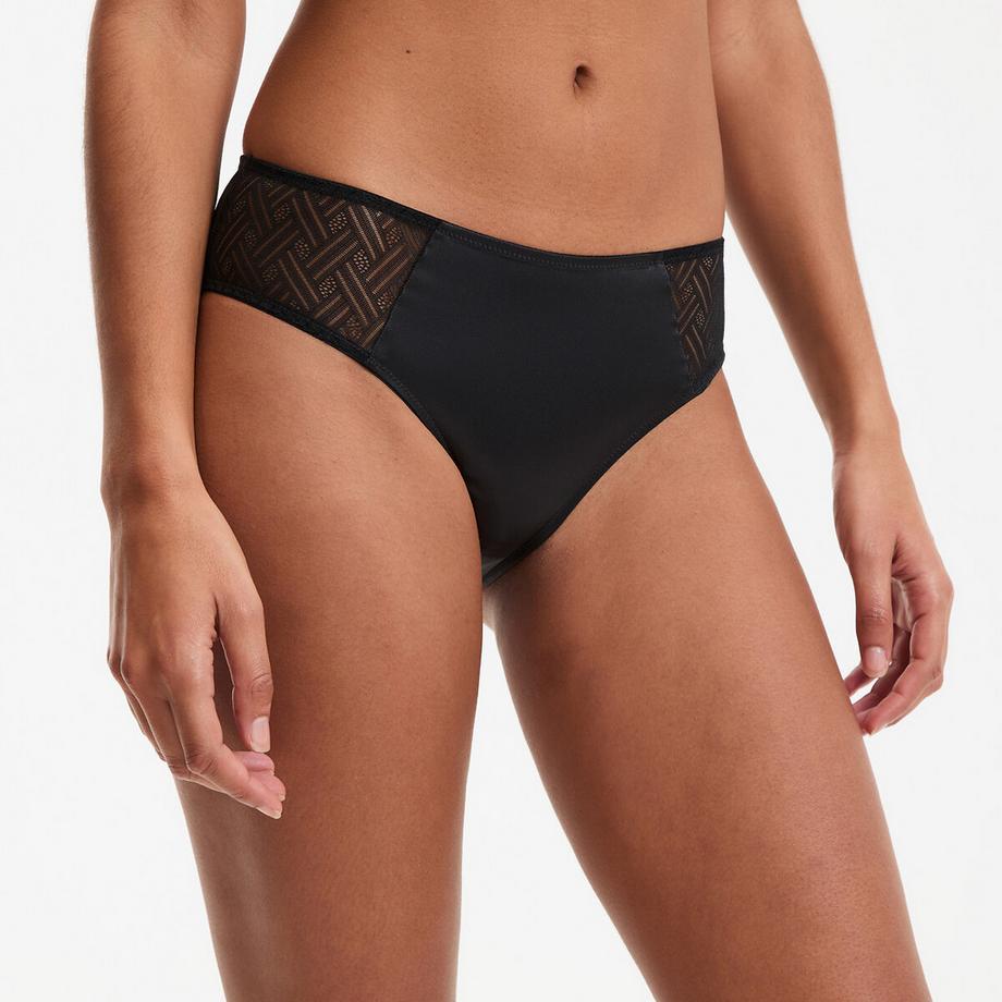 La Redoute Collections Culotte haute en dentelle et satin Stretch FLORIA  