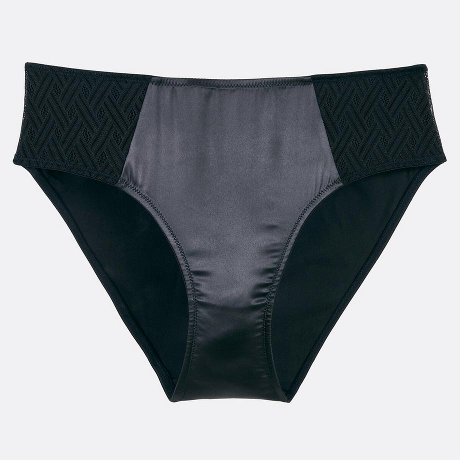 La Redoute Collections Culotte haute en dentelle et satin Stretch FLORIA  