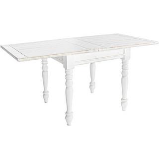 mutoni Table à manger Colette 80x80cm - extensible jusqu'à 160cm  