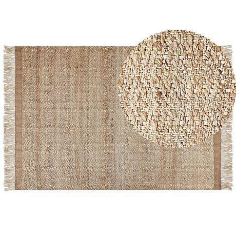 Beliani Teppich aus Jute Boho ABANA  