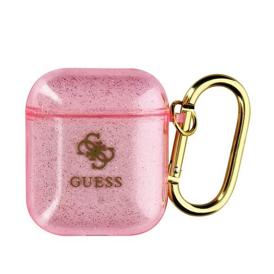 GUESS  Guess AirPods Glitter Hülle Rosa 