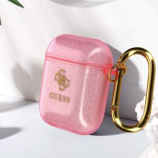 GUESS  Guess AirPods Glitter Hülle Rosa 