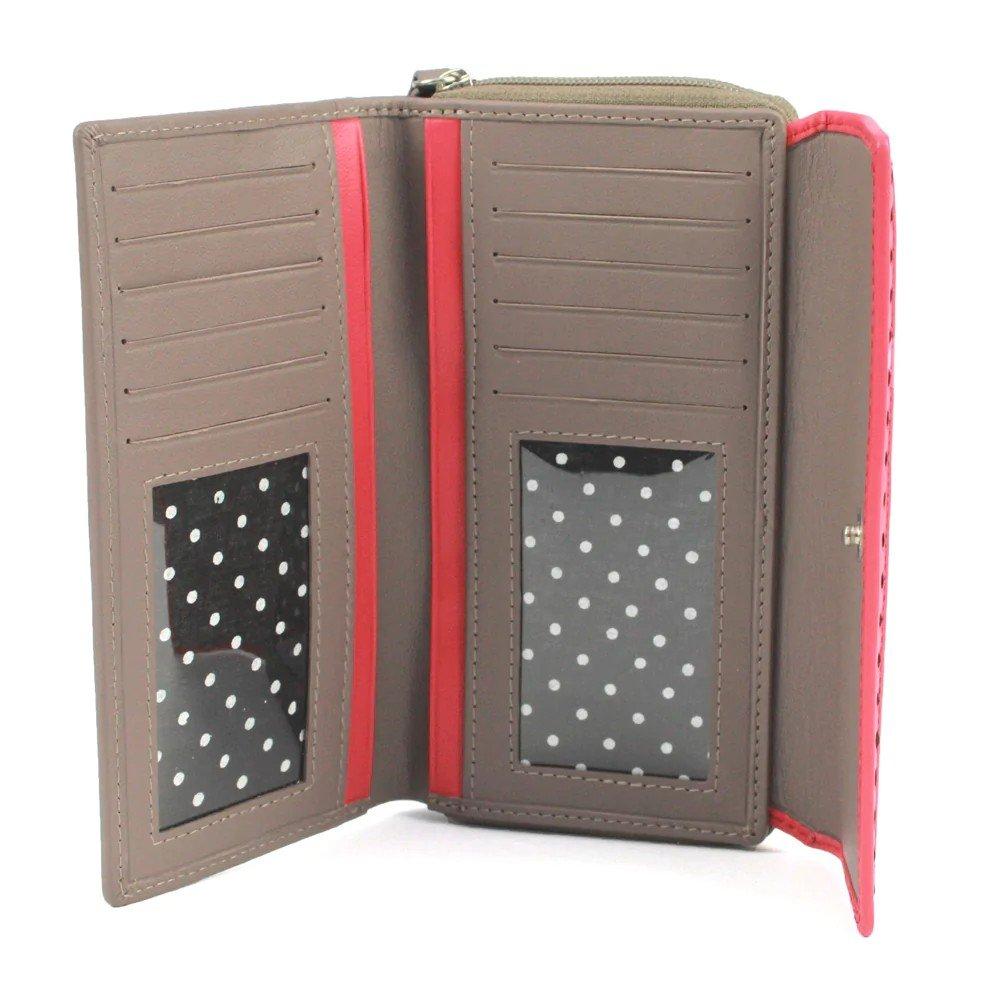 Eastern Counties Leather Ferne Farbblock Brieftasche  