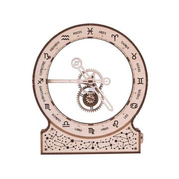 Kinetic Clock: Zodiac  Sternzeichen - 3D Holzbausatz (Elektrisch)