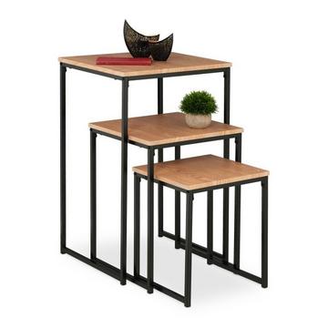 Set di 3 tavolini laterali