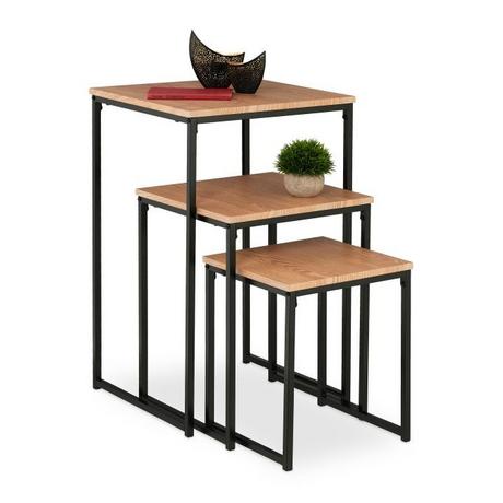 B2X Set di 3 tavolini laterali  