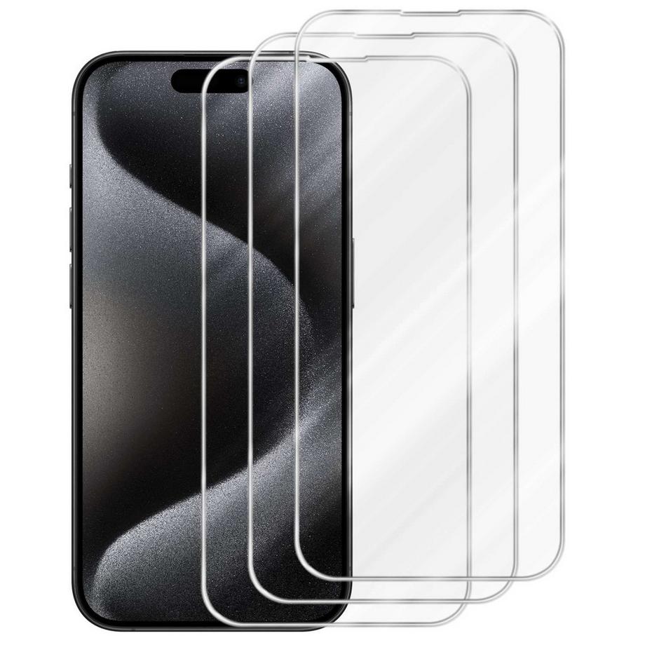 3x Film de protection pour iPhone 15 PRO MAX verre trempé