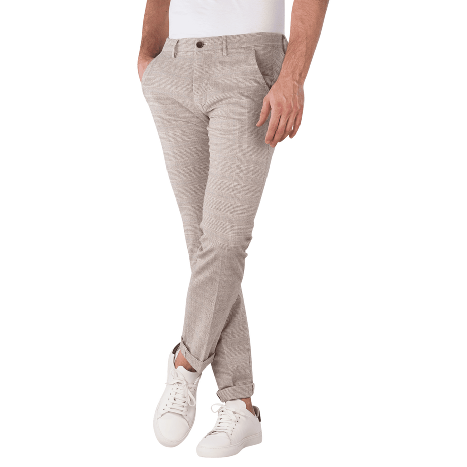 Mason's Torino Slim Fit Check Chino  