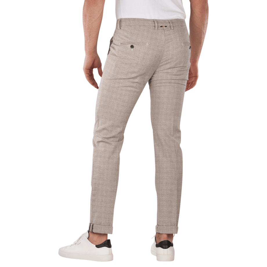 Mason's Torino Slim Fit Check Chino  