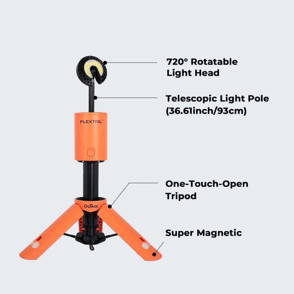 Flextail  EVO LANTERN 3-in-1 Teleskoplaterne 