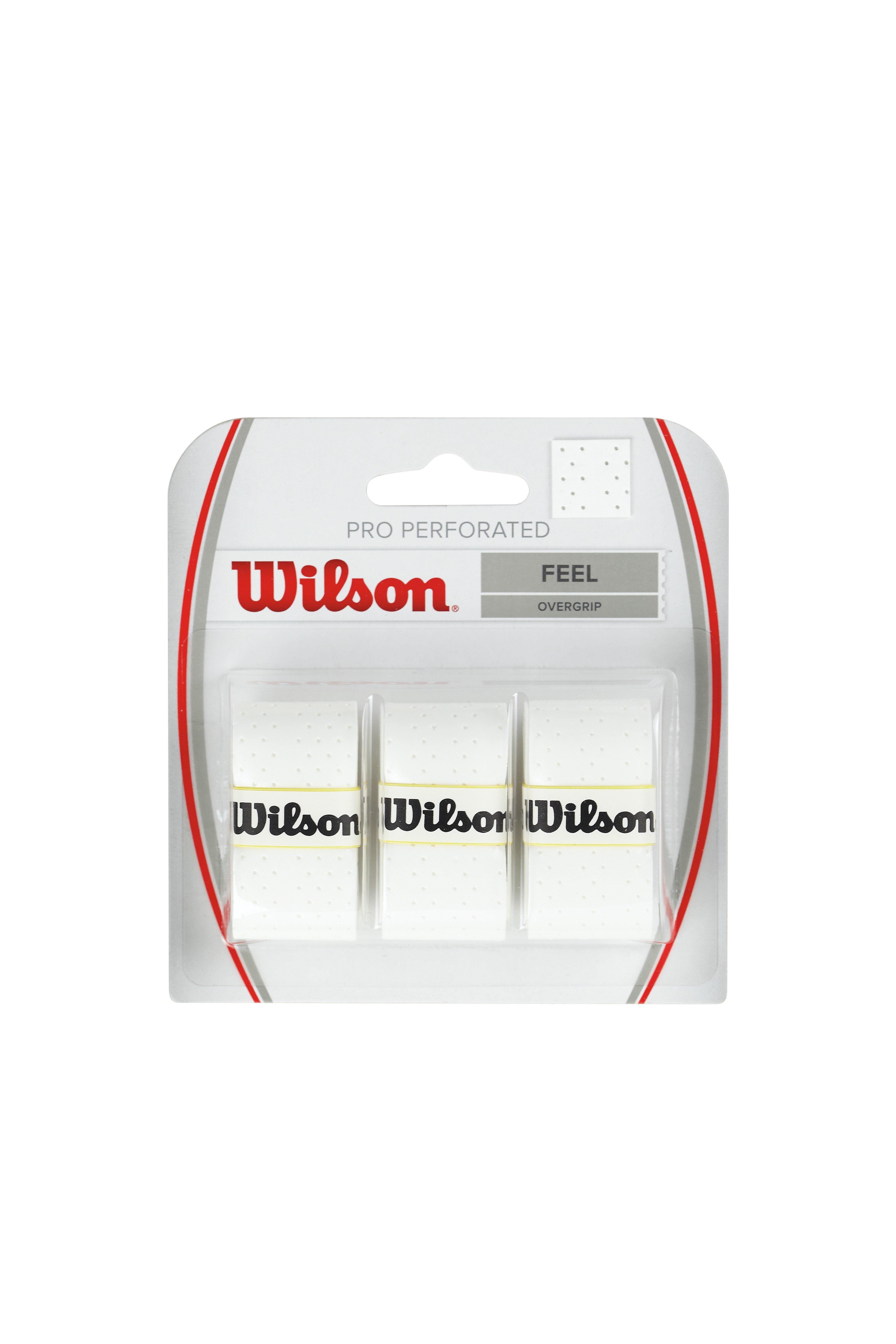 Wilson  Pro Overgrip Perforé, paquet de 3 