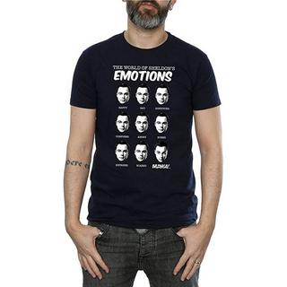 The Big Bang Theory Sheldon's Emotions T-Shirt Maniche Corte  