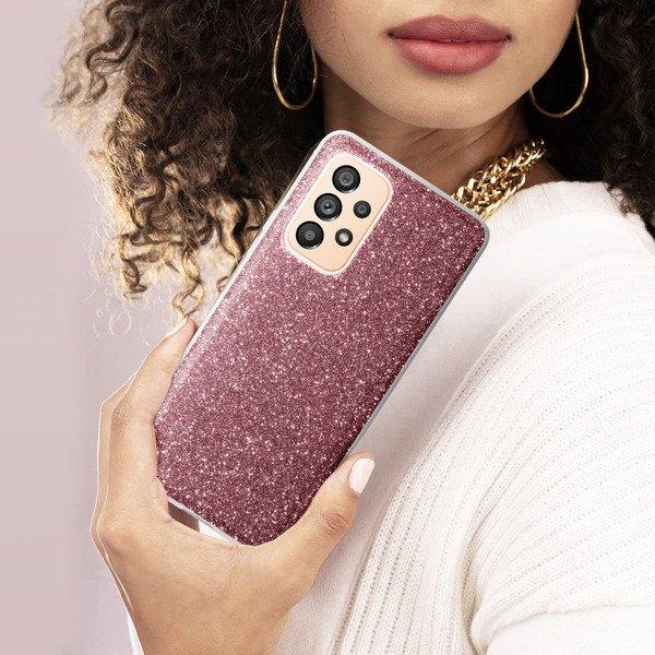 Avizar  Coque Samsung A53 5G Paillettes Rose 