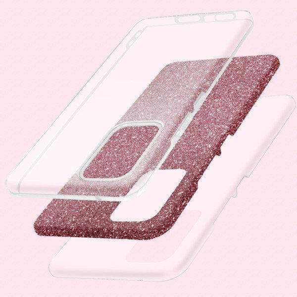 Avizar  Coque Samsung A53 5G Paillettes Rose 