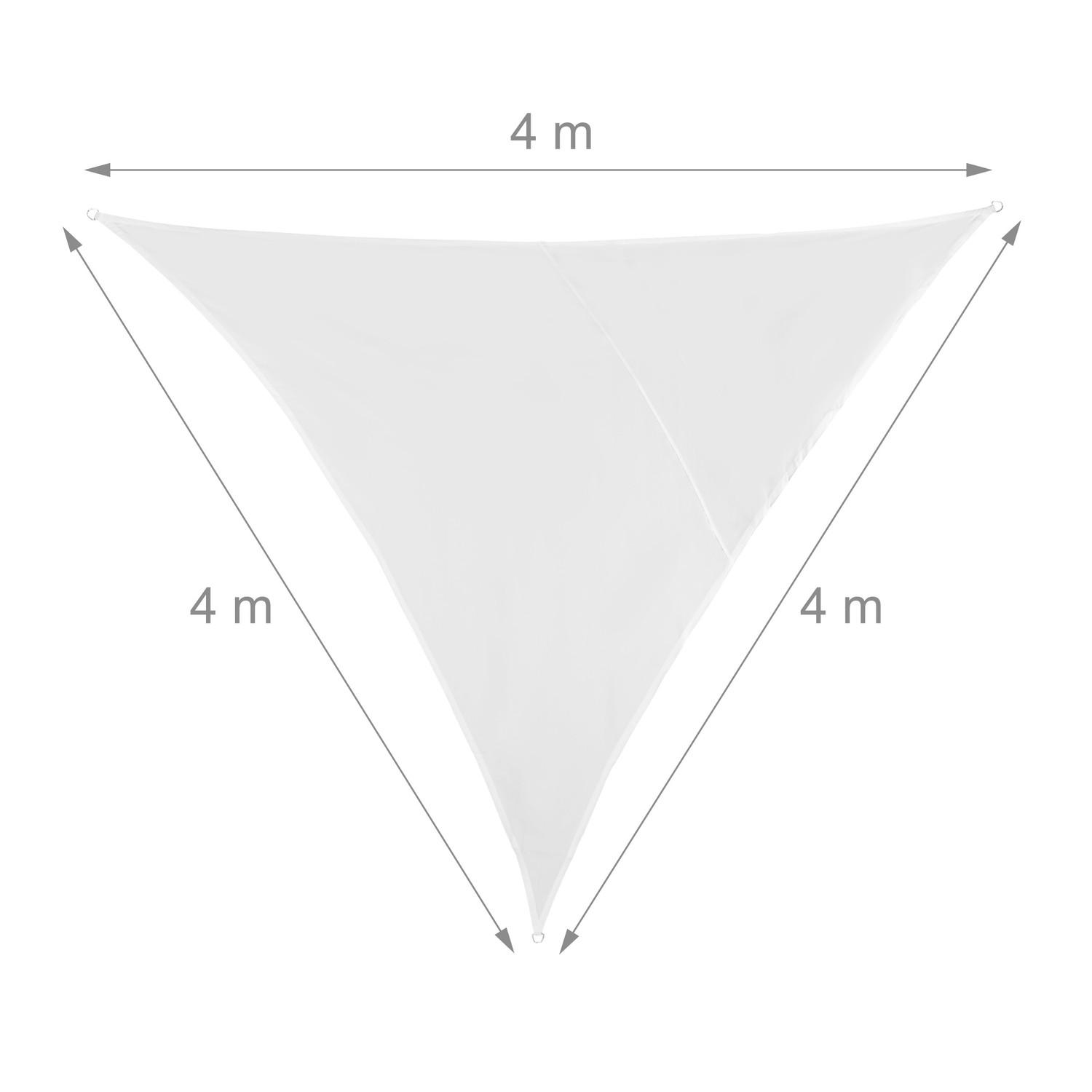 B2X Voile d'ombrage triangulaire blanc  